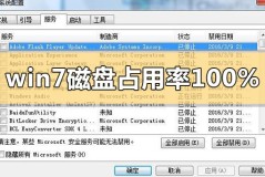 win7磁盘占用率100%怎么解决