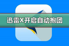 迅雷X如何开启自动抱团