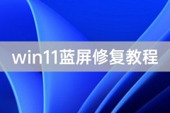 win11蓝屏修复教程