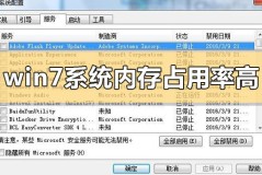 win7系统内存占用率高怎么解决