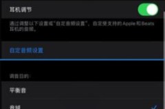 ios14耳机好音质调节方法