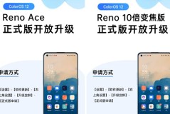 opporenoace什么时候更新coloros12