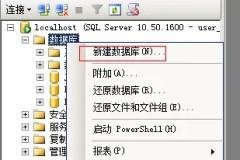 sql2008r2创建数据库步骤