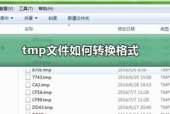 tmp文件如何转换格式